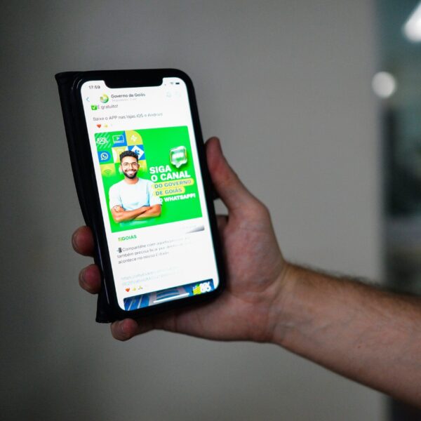 WhatsApp do Governo de Goiás é o mais seguido do país entre todos os estados