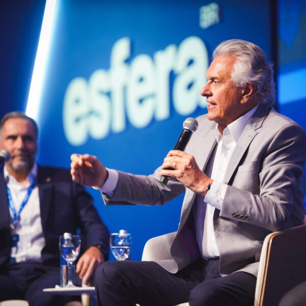 Caiado apresenta resultados do combate à criminalidade em Goiás, no Fórum Esfera Nacional