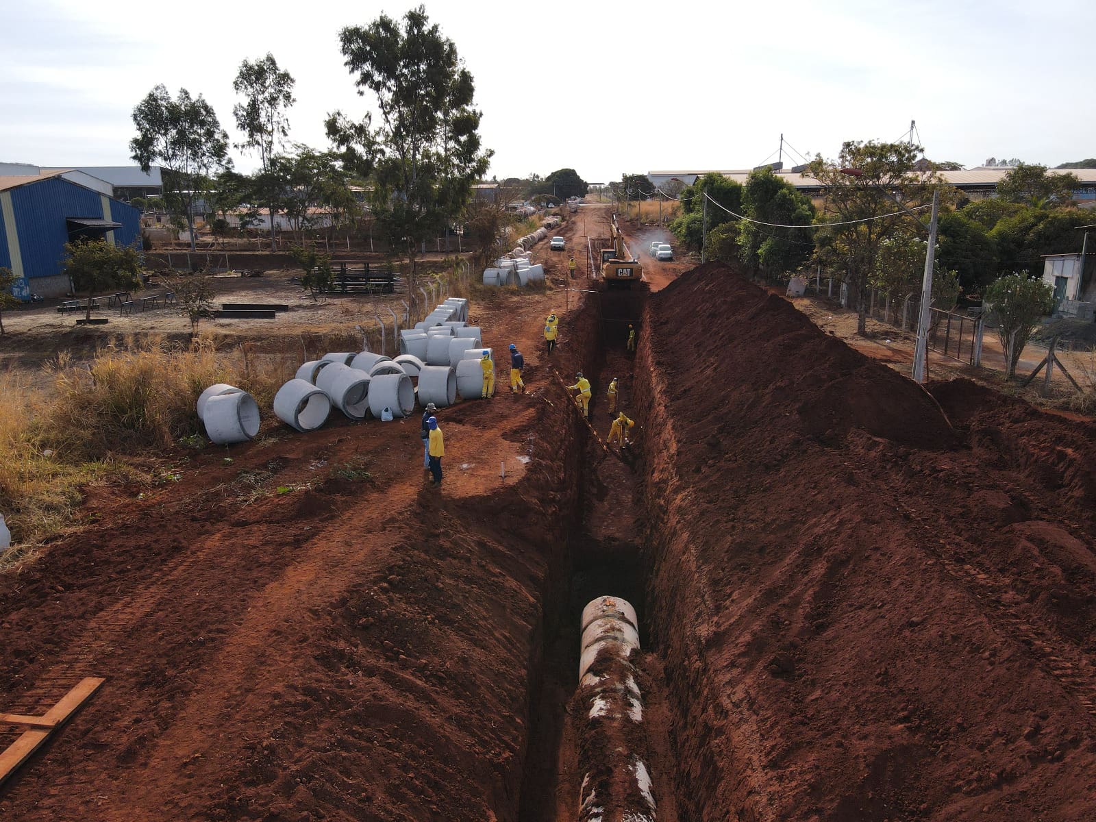 Diagri tem 40% das obras de pavimentação concluídas