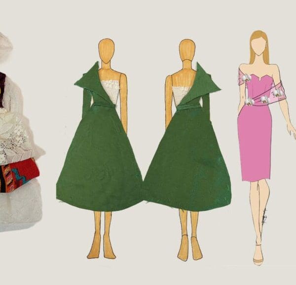 Croquis do desfile do Centro Cultural Octo Marques