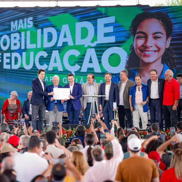 Daniel Vilela em evento do BRT Norte-Sul