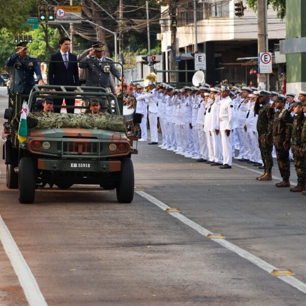 Daniel Vilela no desfile do Dia da Independência