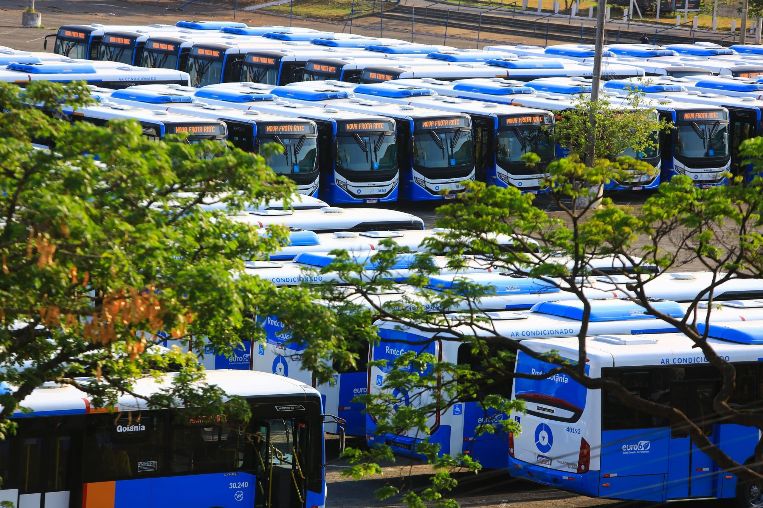 Goiânia ganha 132 novos ônibus