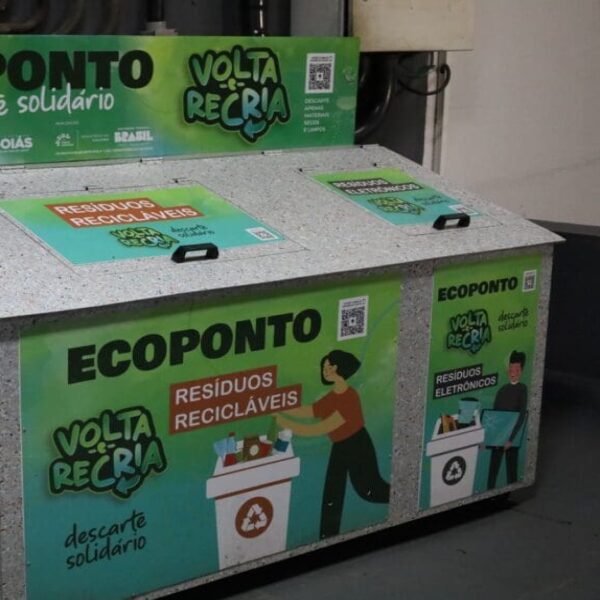 Unidades da Secult Goiás terão ecopontos de coleta seletiva de resíduos