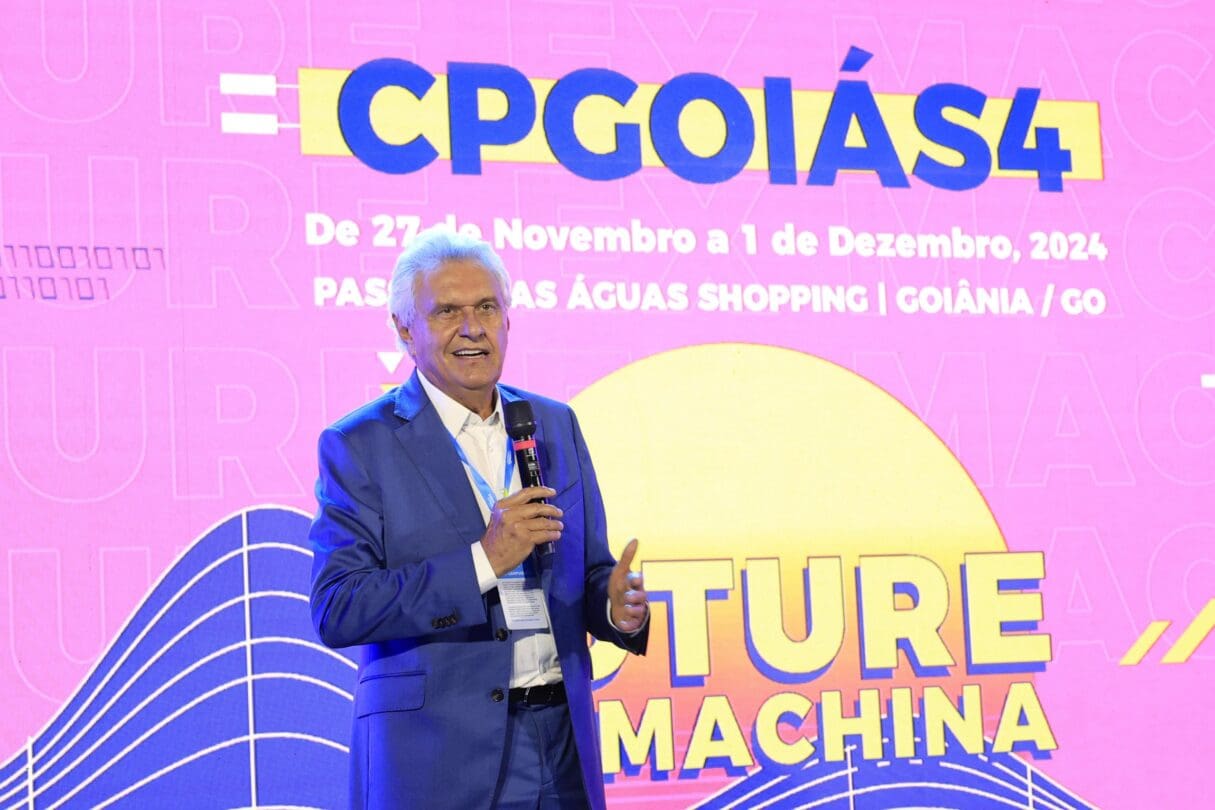 Caiado reforça aplicação de IA para desenvolvimento de Goiás