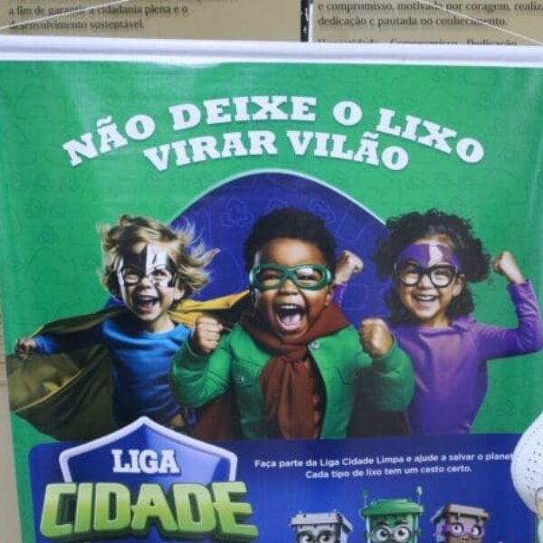 Campanha Liga Cidade Limpa de Educação ambiental orienta sobre destinação dos resíduos sólidos