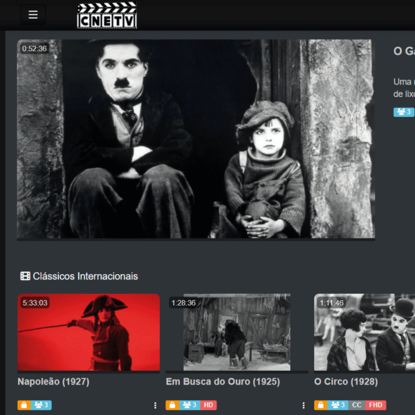 Plataforma de streaming goiana oferece catálogo de cinema independente e clássico