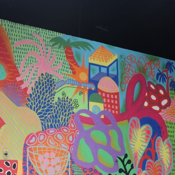 Cerrado e tropicalismo abrem temporada 2025 de murais temporários da Vila Cultural Cora Coralina