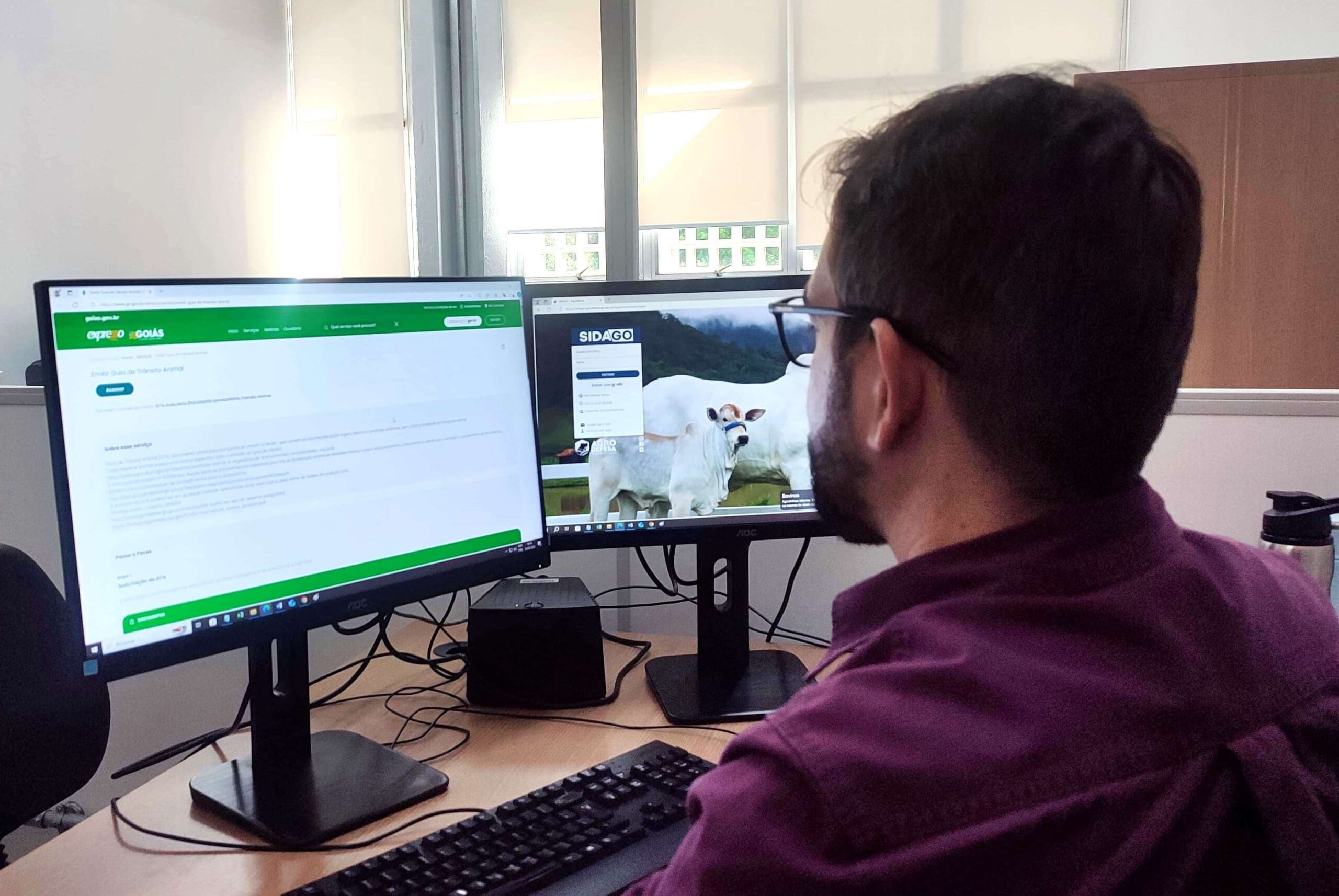 Servidor utilizando o Sidago