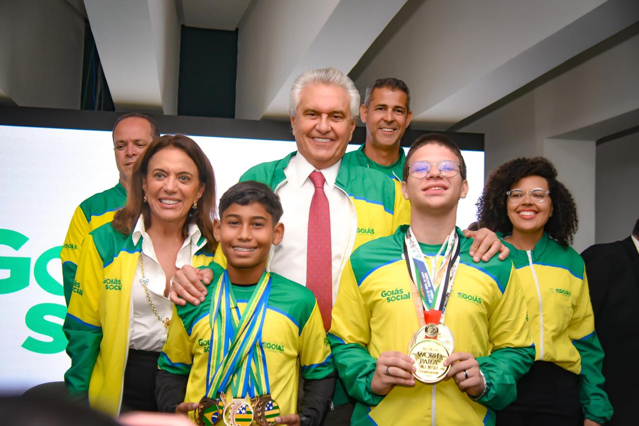 Caiado e Gracinha anunciam aumento de 100% nas bolsas do Pró-Atleta
