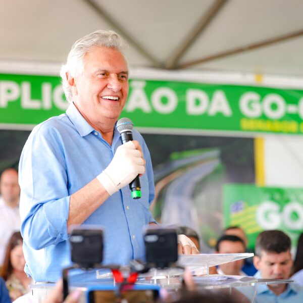 Caiado na inauguração da duplicação da GO-010