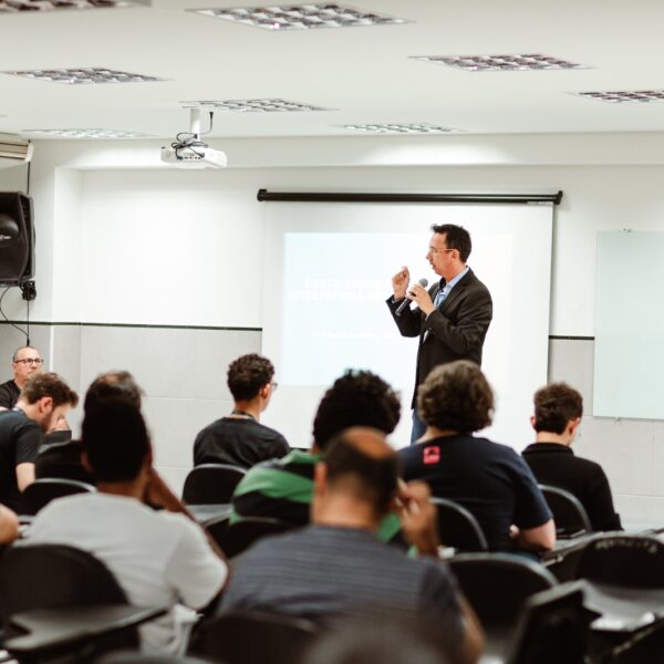 Sala de aula de curso profissionalilzante