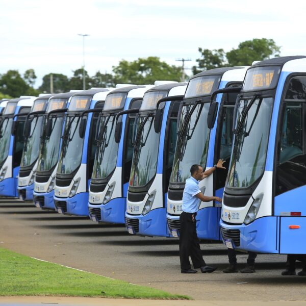 novos ônibus de transporte público da RMTC