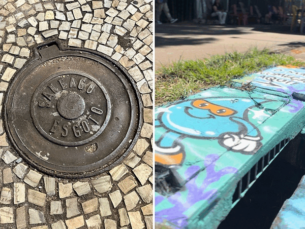 poço de visita e bueiro