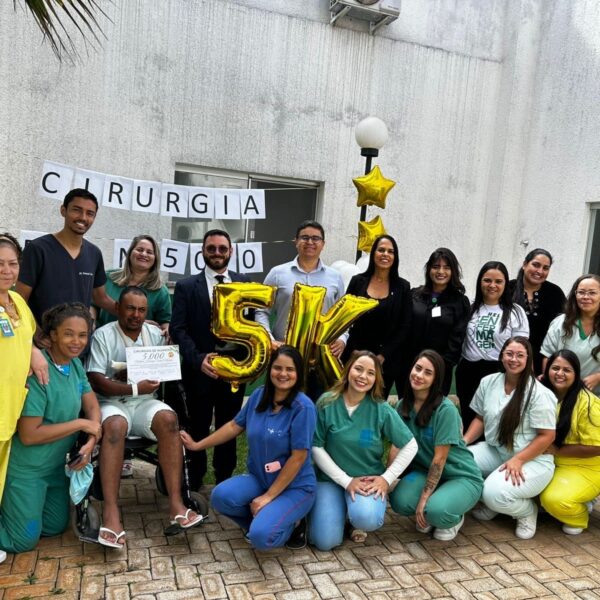 Equipe do Hospital de Luziânia comemora 5 mil cirurgias