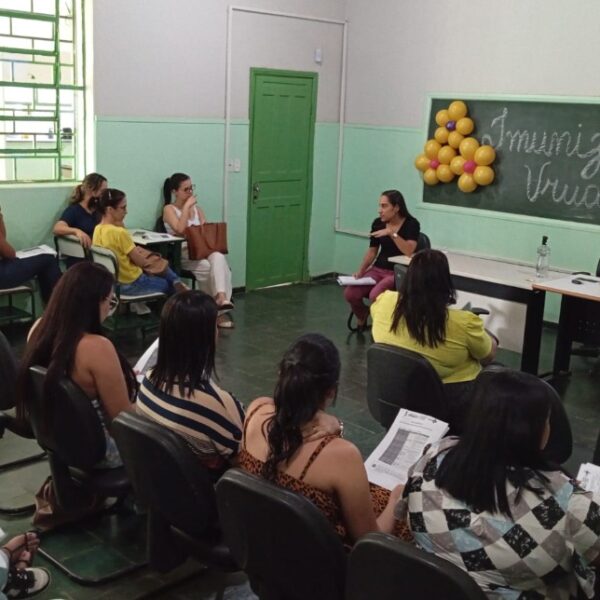 Sala de aula na Escola de Saúde