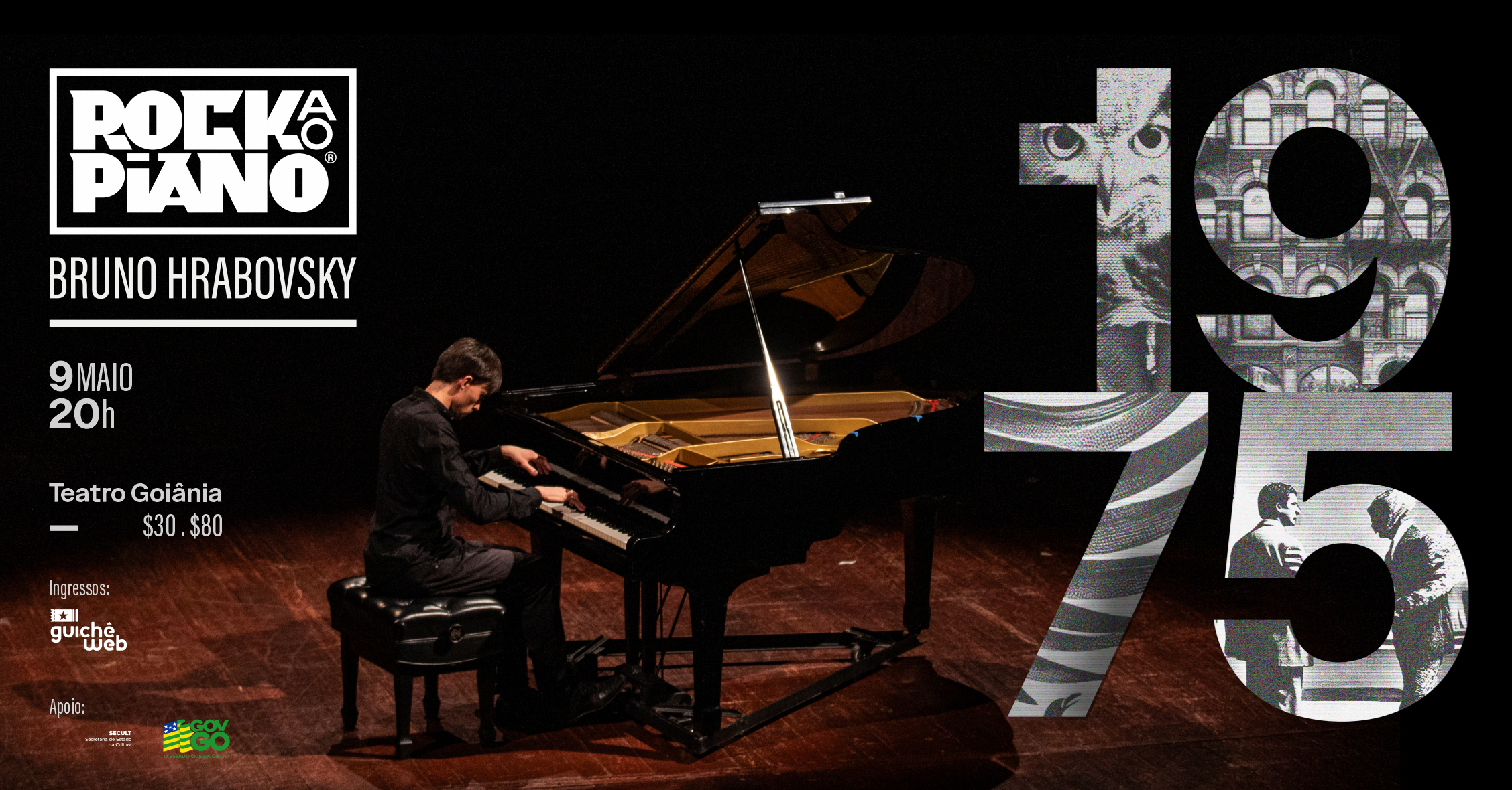Rock e música clássica no teatro Goiânia