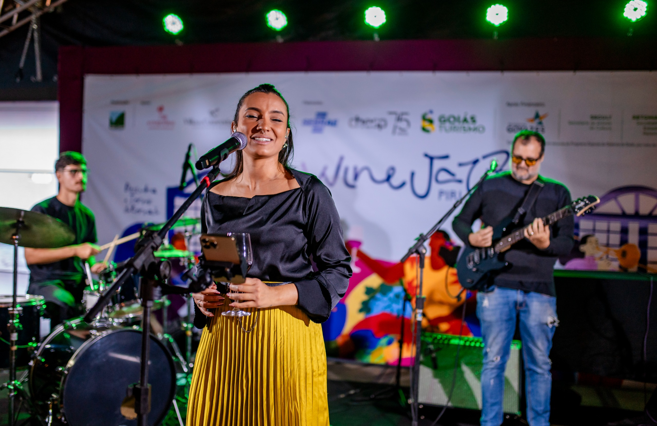 Programação musical no Wine Jazz Piri