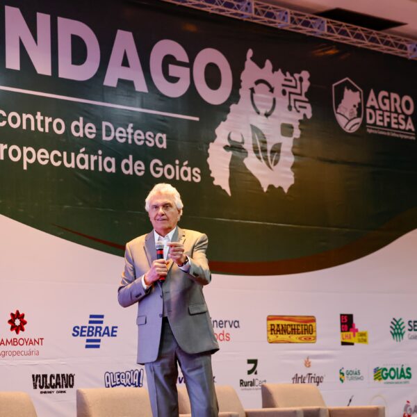 Caiado no Endago - celebra zona livre da febre aftosa sem vacinação