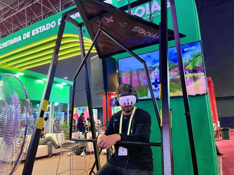 Experiência imersiva da SES no congresso de saúde