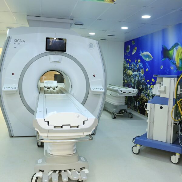 Sala de exames do Cora