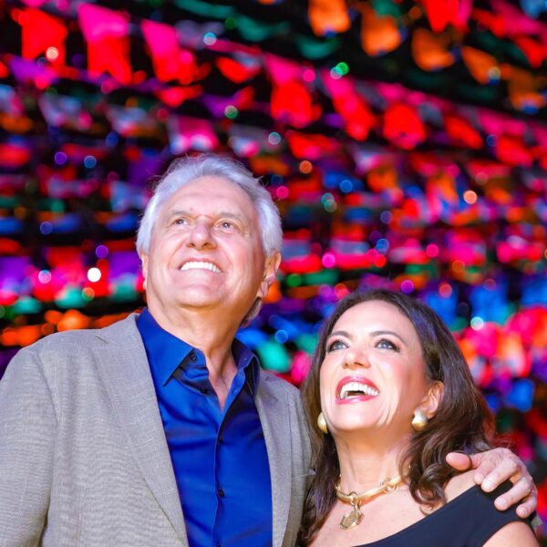 Caiado e Gracinha celebram solidariedade na 5º edição do Arraiá do Bem