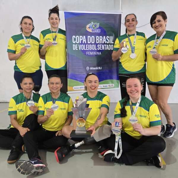 Jogadoras da Copa do Brasil de Vôlei Sentado