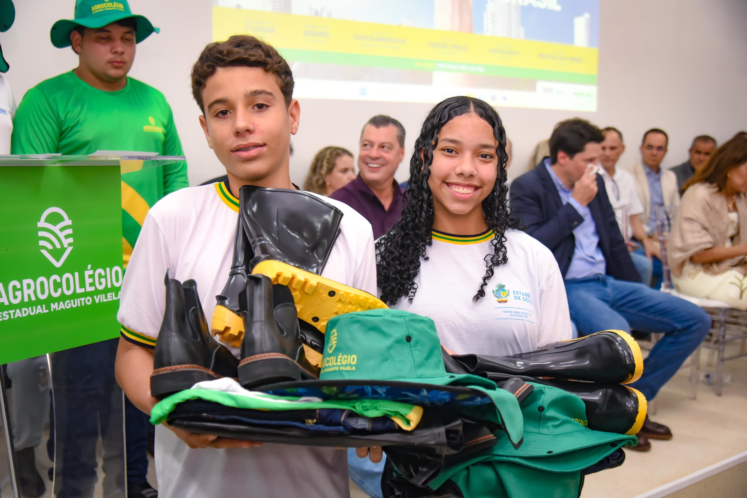 alunos do agrocolégio