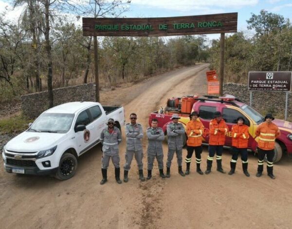 Operação Cerrado Vivo 2025 - bombeiros no Parque de Terra Ronca