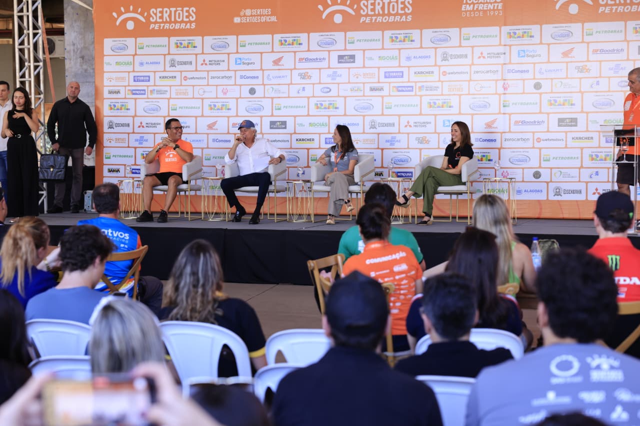 Coletiva de imprensa Sertões 2025 em Goiânia