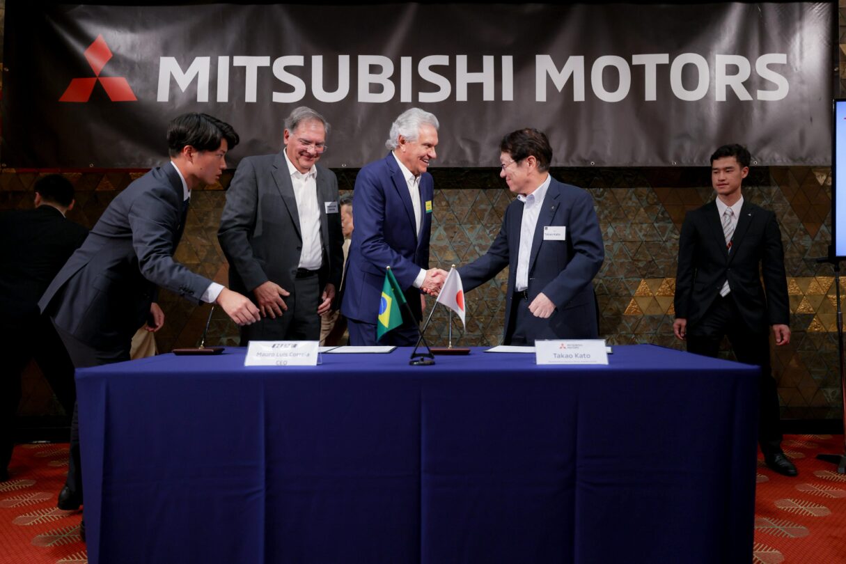 Caiado na Mitsubishi