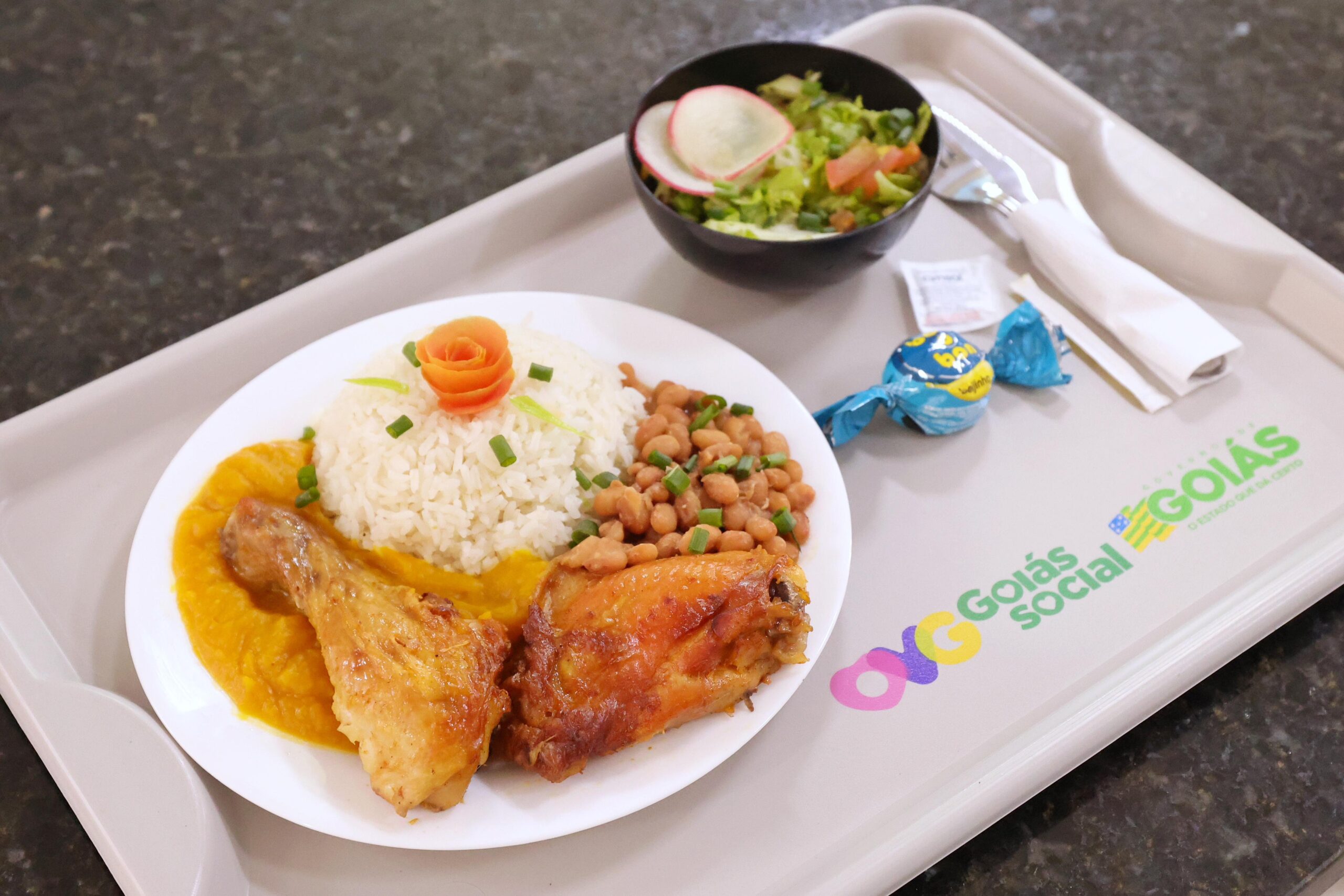 Comida do Restaurante do Bem
