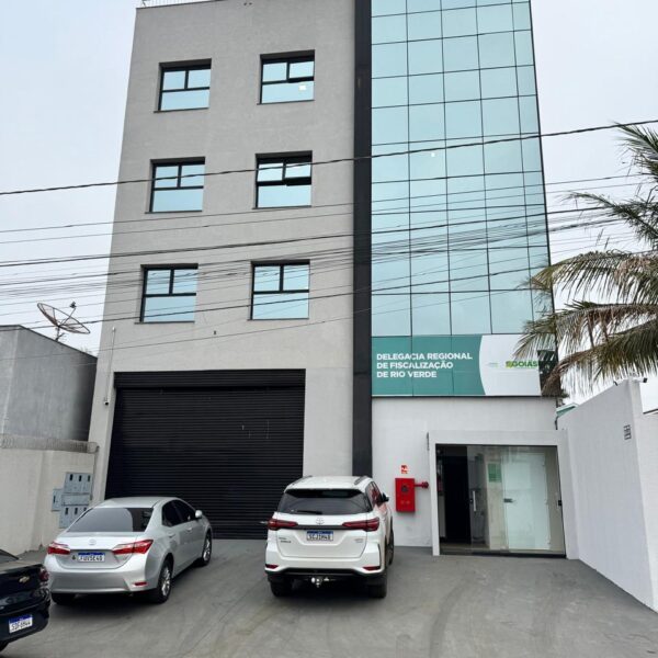Fachada da Delegacia Fiscal de Rio Verde