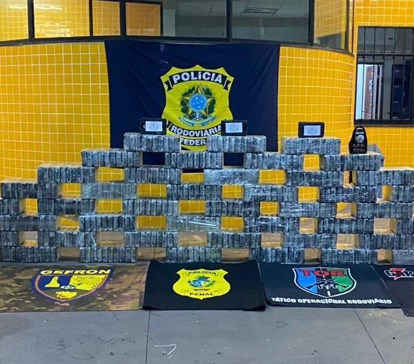 Droga apreendida por policiais de GO e MT
