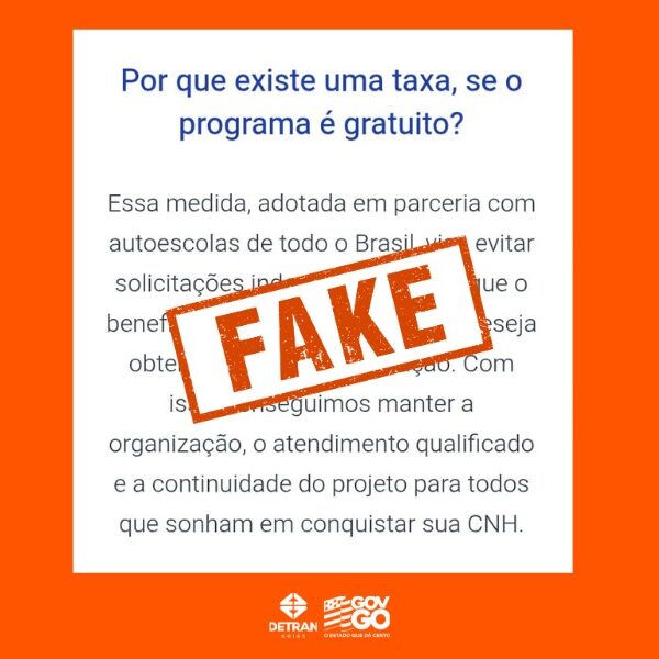 Alerta de golpe da CNH