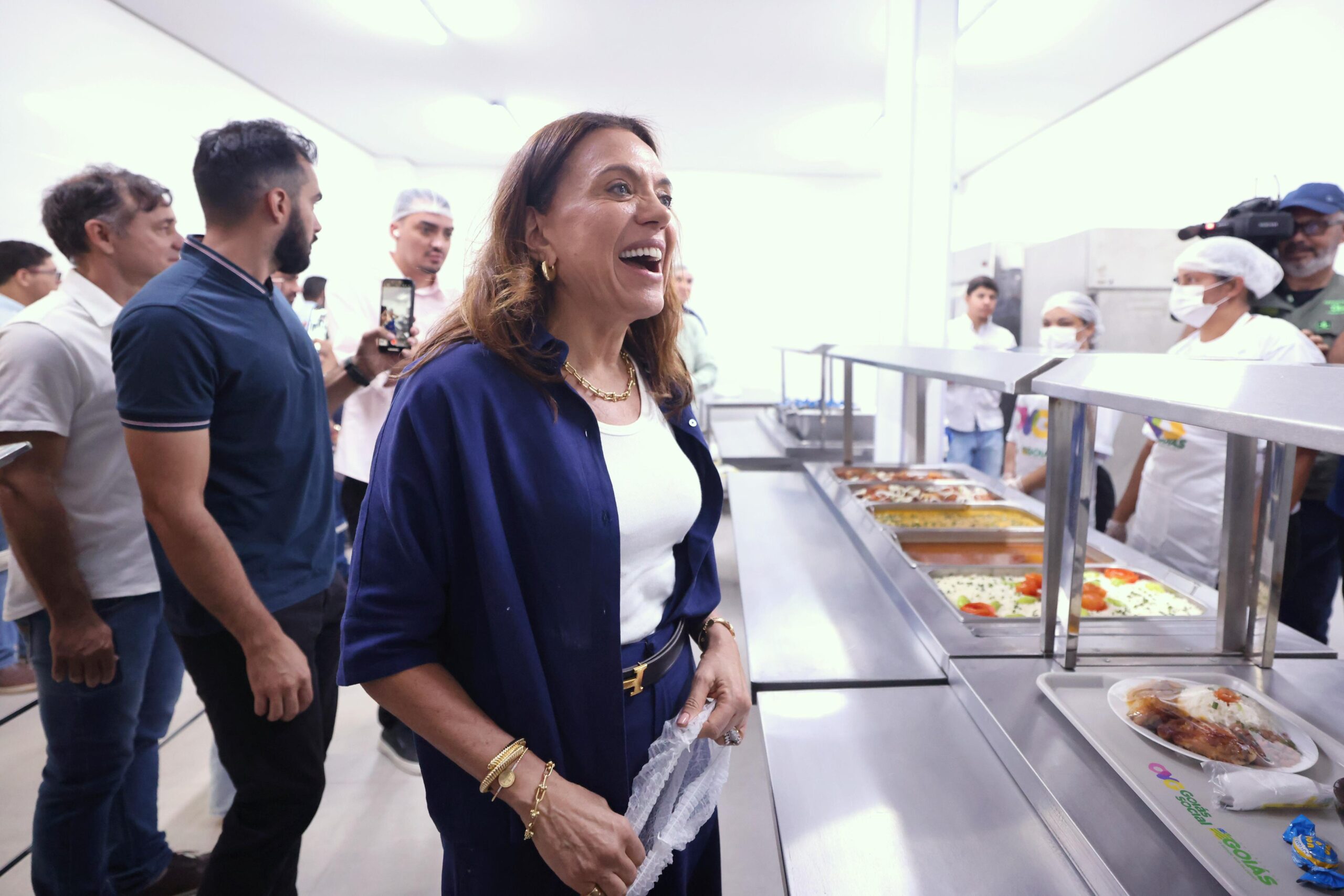 Gracinha Caiado no Restaurante do Bem de Jaraguá