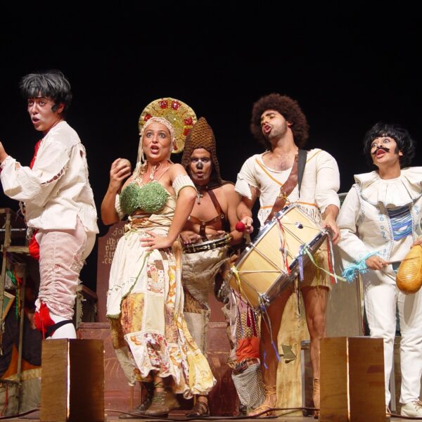 Apresentação de O Cabra que Matou as Cabras da Cia de Teatro Nu Escuro