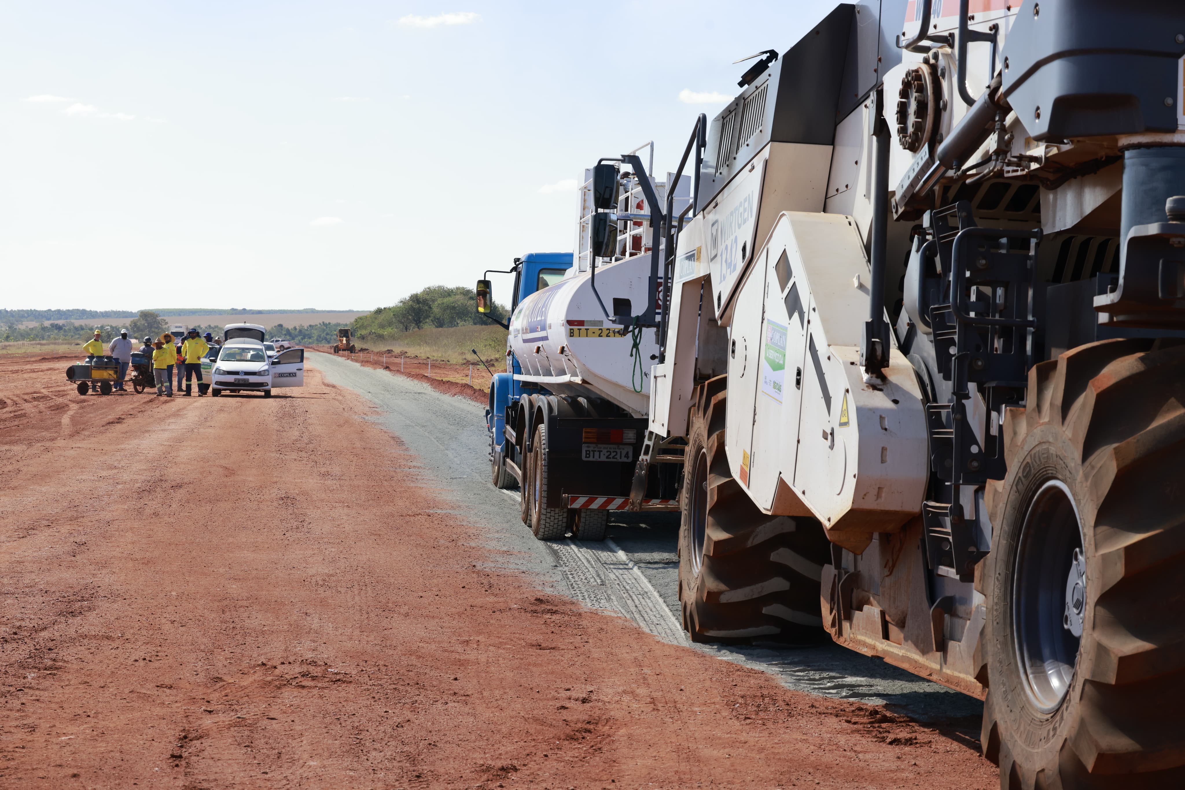 obras de duplicação de rodovia

