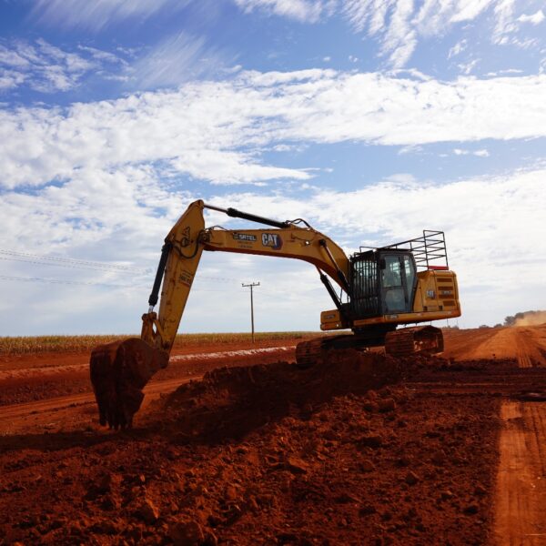 Obra de pavimentação da Goinfra