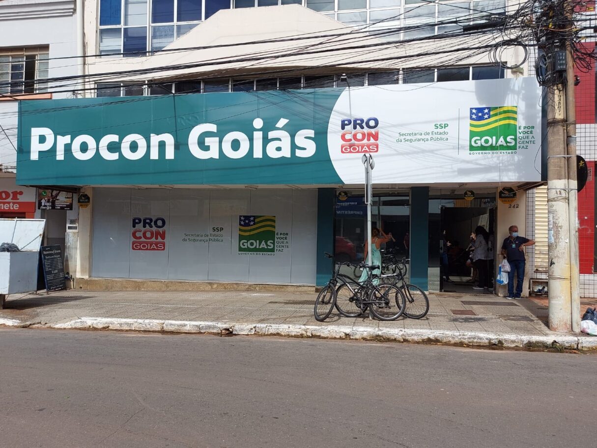 Procon Goiás autua Ifood por cobrança de “taxa de serviço” - Fachada do Procon Goiás