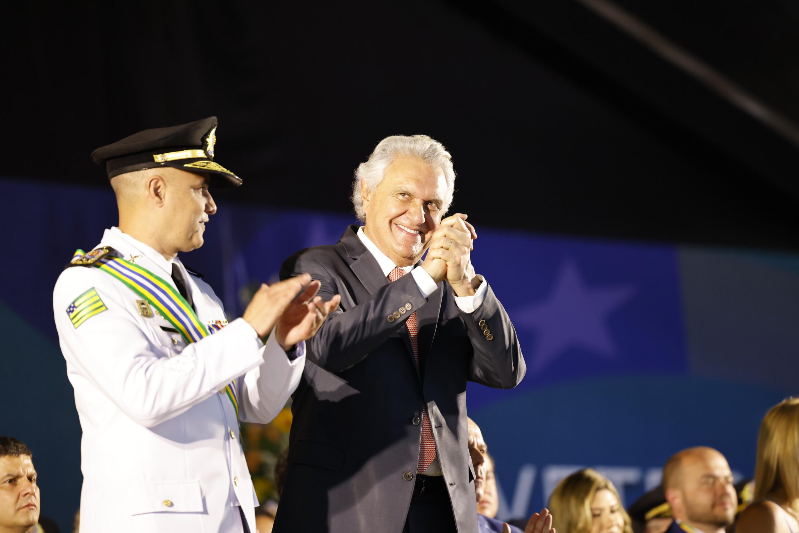 Caiado exalta PMGO como melhor do Brasil em aniversário da corporação 