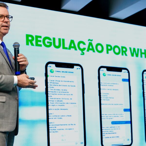 Secretário da Saúde no lançamento do Canal Saúde Goiás