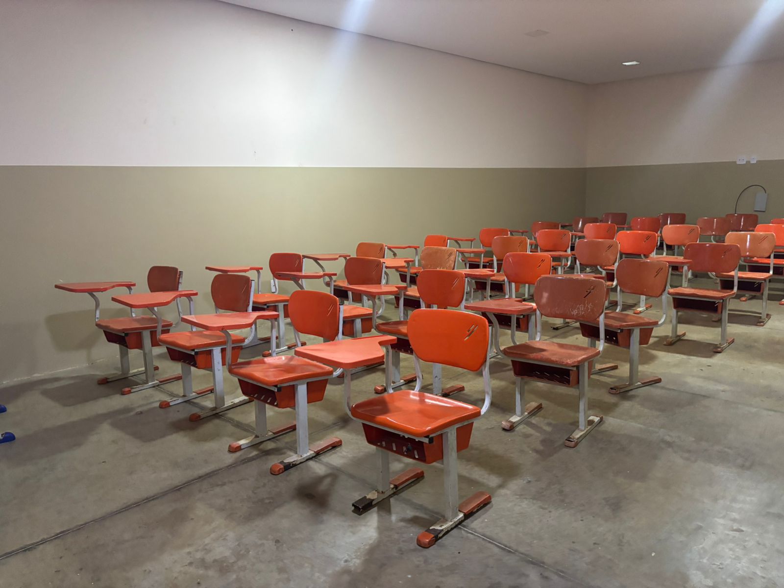 Sala de aula da unidade prisional feminina