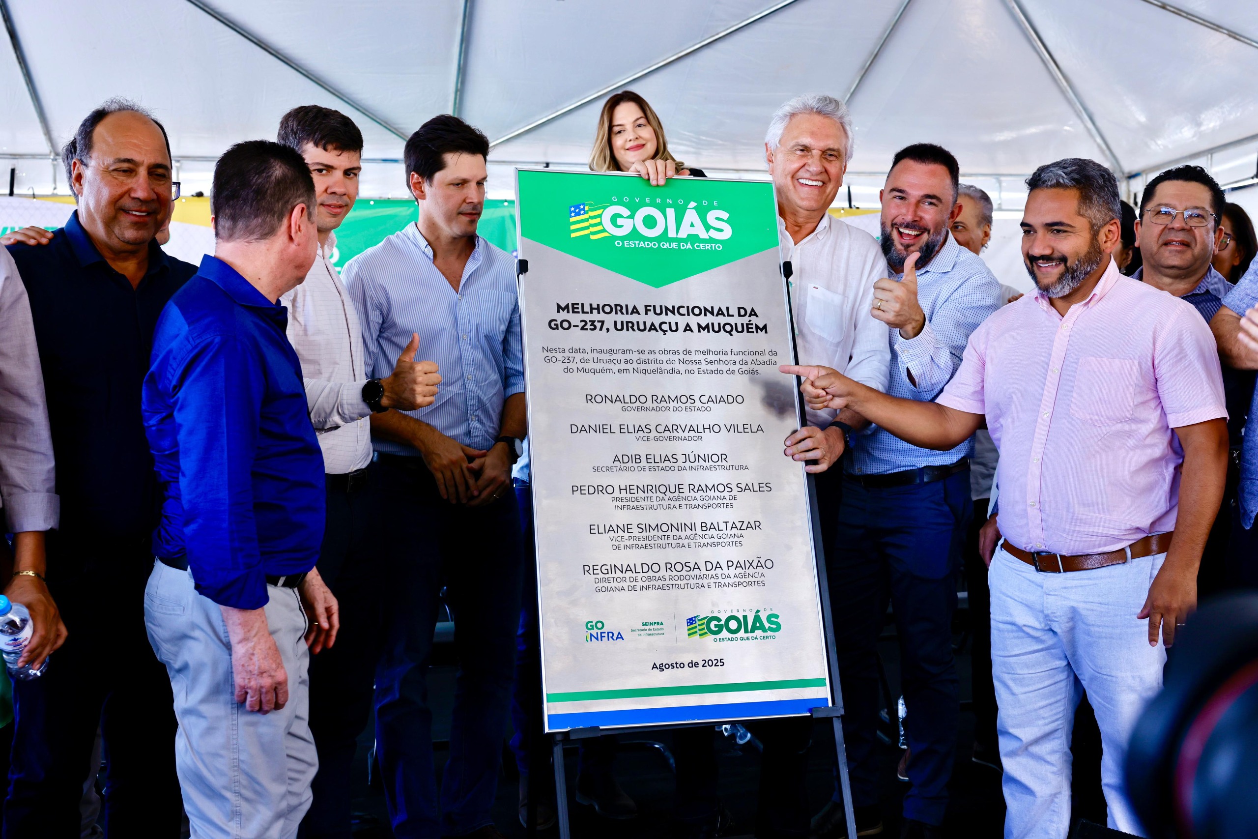 Legenda: Caiado destaca que obras consideradas impossíveis foram todas resolvidas em seu governo e com padrão de excelência