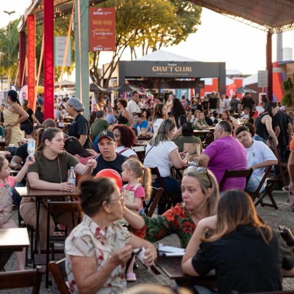 Movimento de público na Goiás Gastronomia