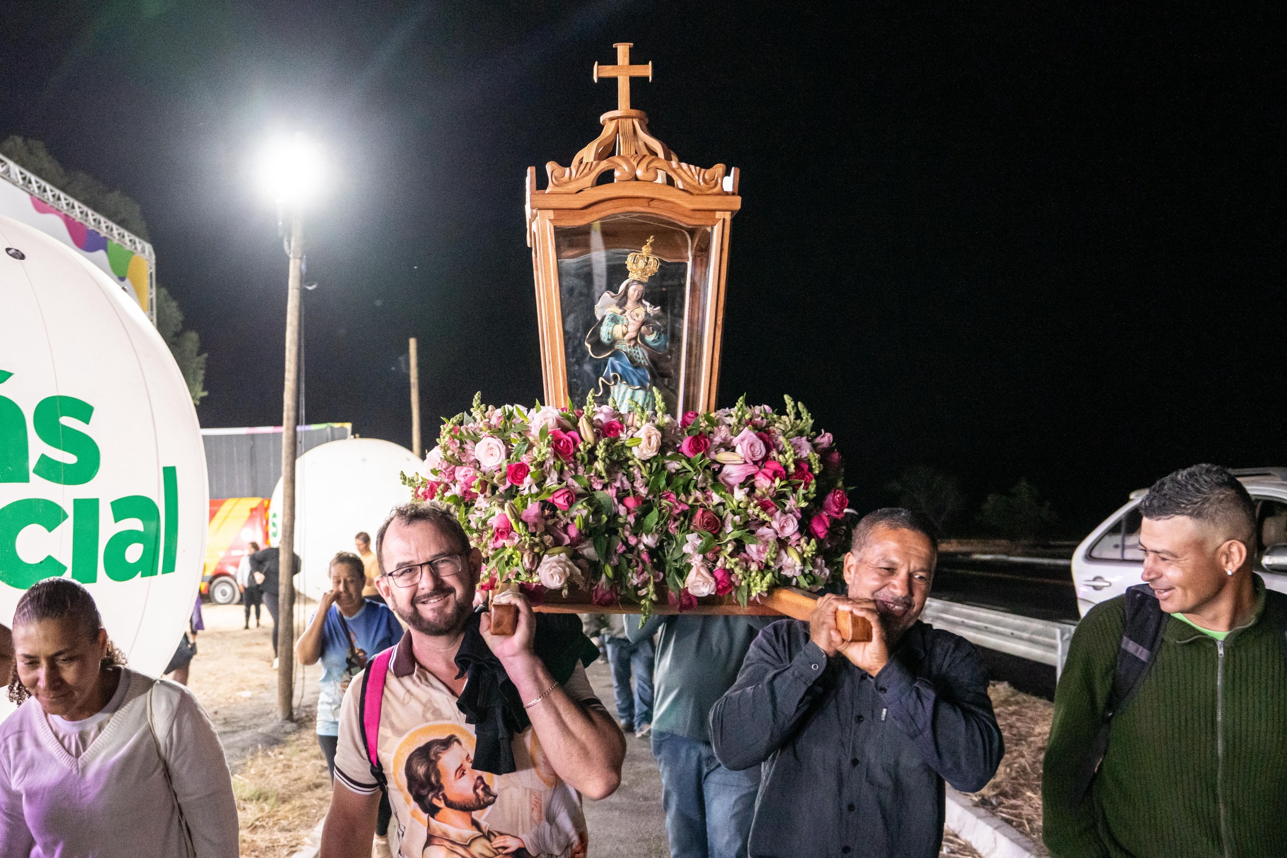 Imagem de Nossa Senhora d´Abadia no CAR de Muquém