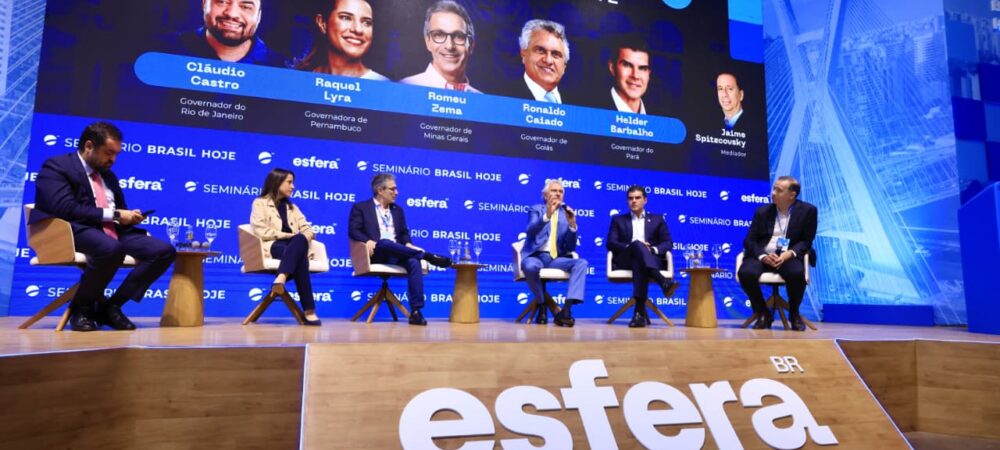 Caiado defende inovação em IA para garantir crescimento do país, em evento do Instituto Esfera Brasil