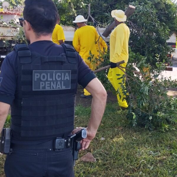 Reeducandos contribuem para revitalização de espaços públicos em Goiás