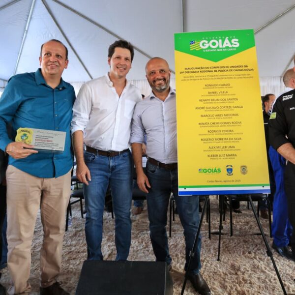 Complexo de delegacias da Polícia Civil é entregue em Caldas Novas