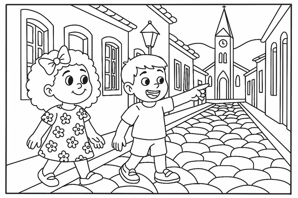 Secult lança livro de colorir comemorativo aos 300 anos da cidade de Goiás